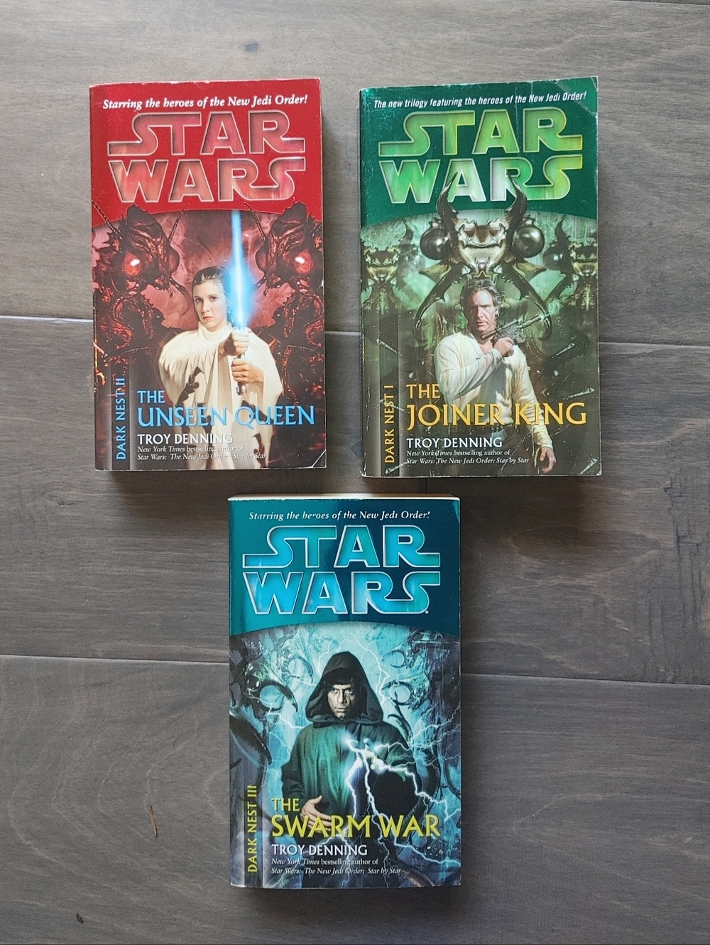 Star Wars Dark Nest Series by Troy Denning Books 1-3